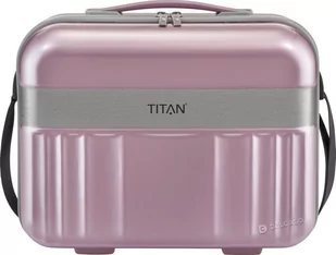 Kuferek / kosmetyczka Titan Spotlight Flash różowa - Walizki - miniaturka - grafika 1