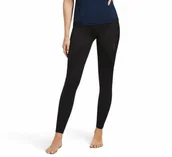 Bryczesy - Ariat Legginsy jeździeckie damskie ASCENT HG - black - miniaturka - grafika 1