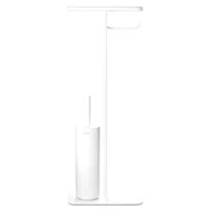 Stojaki i wieszaki na papier toaletowy - Brabantia Brabantia MindSet stojak ze szczotką do wc biały 303067 - miniaturka - grafika 1