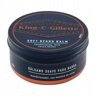 King C Gillette SOFT BEARD balsam do brody 100ml - Kosmetyki i akcesoria do pielęgnacji brody - miniaturka - grafika 1