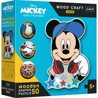 Puzzle - Puzzle drewniane 50 el. W świecie Mickey Trefl - miniaturka - grafika 1