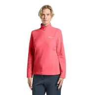 Bluzy damskie - Damska bluza polarowa Jack Wolfskin TAUNUS HZ W sunset coral - XS - miniaturka - grafika 1