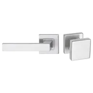 Klamki - DOMINO Gałko-klamka ruchoma Topaz Lewa Inox Stal nierdzewna - miniaturka - grafika 1