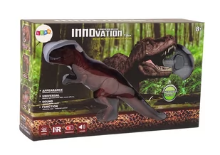 Dinozaur Na Baterie Tyranozaur Rex Zdalnie Sterowany Dźwięk - Zabawki zdalnie sterowane - miniaturka - grafika 4