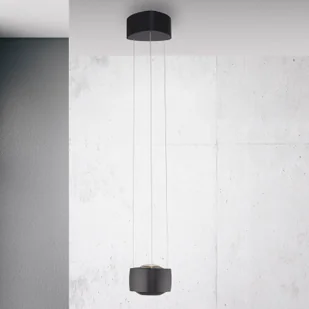 Paul Neuhaus Lampa wisząca Q-Stretto, możliwość ściemniania, czarny, salon / jadalnia, metal, nowoczesny - Lampy sufitowe - miniaturka - grafika 1
