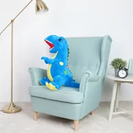 Maskotki i pluszaki - Miś Gustaw, Dinozaur Edi, niebieski, 90cm - miniaturka - grafika 1