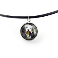 Naszyjniki - Bearded Collie, Highland Collie - naszyjnik zawieszka z twoim zdjęciem, handmade, ręcznie wykonana biżuteria marki Art-Dog - miniaturka - grafika 1