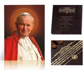 Ikony i obrazy sakralne - Ikona religijna Święty Jan Paweł II - miniaturka - grafika 1