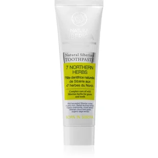 Natura siberica NATURA SIBERICA - Natural Siberian Toothpaste - 7 Northern Herbs - Naturalna pasta do zębów 7 ziół z północy - 100 g - Płyny do płukania jamy ustnej - miniaturka - grafika 1