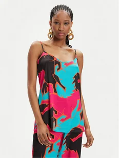 Fracomina Top FS24ST2008W713N4 Kolorowy Regular Fit - Koszulki i topy damskie - miniaturka - grafika 1