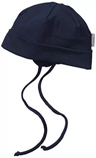 Czapki damskie - Sterntaler Dziewczęca czapka beanie z czapką przeciwsłoneczną, Niebieski (morski 300), Rozmiar Uniwersalny (Rozmiar Producenta: 37) - grafika 1