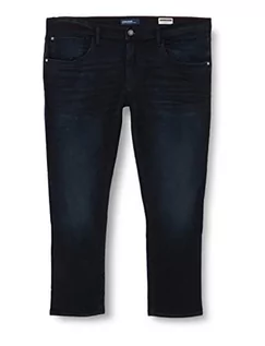 Spodenki męskie - Blend Męskie spodnie dżinsowe 200298/Denim Blue Black, 42/30 - grafika 1