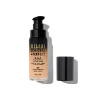 Pudry do twarzy - Milani Conceal + Perfect 2 in 1 Foundation + Concealer, podkład kryjący 2 w 1, podkład + korektor, medium beige 717489700047 - miniaturka - grafika 1
