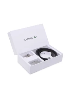 Lacoste Pasek Męski RC4060 Czarny - Paski - miniaturka - grafika 1