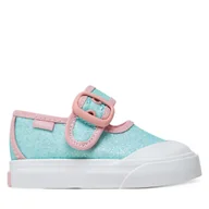 Buty dla dziewczynek - Trampki Vans Mary Jane Pastel Glitter VN000CRY6V61 Niebieski - miniaturka - grafika 1