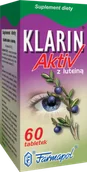 Wzrok i słuch - Farmapol Klarin Aktiv z luteiną 60 szt. - miniaturka - grafika 1