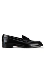 Mokasyny damskie - Gino Rossi Mokasyny MONEY-E25-25420 Czarny - miniaturka - grafika 1