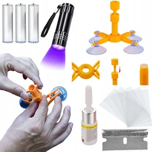Zestaw Uv Do Naprawy Szyb Samochodowych Latarka Uv - Latarki - miniaturka - grafika 1