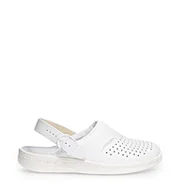 Klapki i japonki damskie - Abeba abebie 12.717,8 cm z oryginalnych "Occupational-Clog na buty, 35 EU, biały 5007-35 - miniaturka - grafika 1