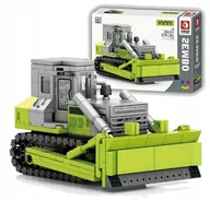 Klocki - KLOCKI SPYCHACZ BULDOŻER KOPARKA POJAZD BUDOWLANY SUPER ZESTAW KLOCKÓW 285 - miniaturka - grafika 1