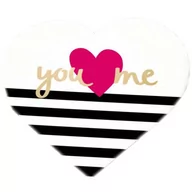 Obrusy i serwetki - Serwetki w kształcie serca Everyday Love 32cm - miniaturka - grafika 1