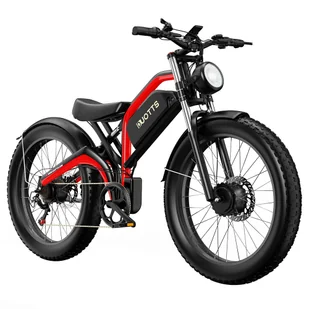 DUOTTS N26 Electric Bike, 750W*2 Motors, 55km/h Max Speed, 26*4.0' Inflatable Tires, 48V 20Ah Samsung Battery, 120-150km Range, - Rowery elektryczne - miniaturka - grafika 3