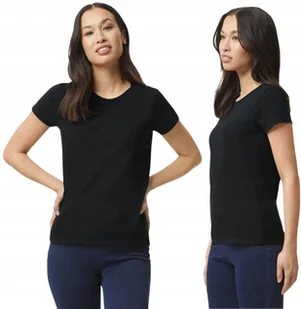 Koszulka Damska T-Shirt Bawełna HEAVY Gildan GIL5000 CZARNA XL - Koszulki i topy damskie - miniaturka - grafika 1