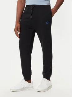 HUGO Spodnie dresowe Nompio 50522360 Czarny Regular Fit - Spodnie sportowe męskie - miniaturka - grafika 1