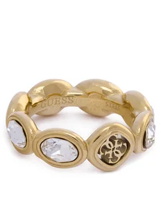 Guess Pierścionek JUBR05 573JW Złoty - Pierścionki - miniaturka - grafika 1