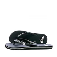 Klapki i japonki męskie - Quiksilver Męskie klapki Molokai, Czarny Black Black White XkkW, 42 EU - miniaturka - grafika 1