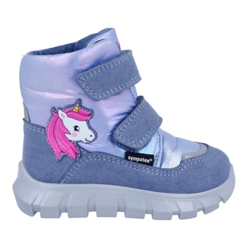 Richter Buty dziecięce dla dziewczynek Snow Mini kozaki zimowe, Ice/Ice-Rose(Magic), 21 EU, Ice Ice Rose Magic, 21 EU