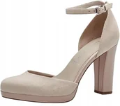 Czółenka - TAMARIS DAMSKIE CZÓŁENKA BEŻOWE NA OBCASIE 39 Ż_H - miniaturka - grafika 1