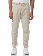 Spodnie męskie - Urban Classics Spodnie męskie cargo do joggingu z praktycznymi kieszeniami, elastyczny ściągacz ze sznurkiem, w wielu kolorach, rozmiary XS - 5XL - miniaturka - grafika 1