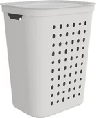 Kosze na bieliznę - Kosz na pranie JONA 55 L biały - miniaturka - grafika 1