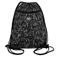 Torby szkolne - Coolpack Vert Worek Na Buty Sportowy Black Cats - miniaturka - grafika 1