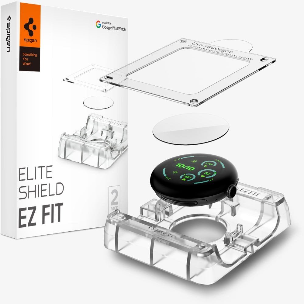 Spigen EliteShield EZ Fit 2 Pack - Google Pixel Watch 4/ 3 45mm