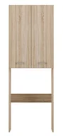 Szafki łazienkowe - Minimalistyczna szafka nad pralkę dąb sonoma R5-L05 - miniaturka - grafika 1