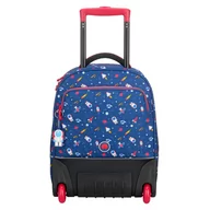 Plecaki - Delsey Polska Plecak na kółkach Back to school 40L Granatowy 003393650-02 - miniaturka - grafika 1