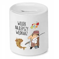 Skarbonki - Skarbonka Dla Rencisty na Urodziny na Prezent z Nadrukiem ze Zdjęciem + Opakowanie na prezent (wzór 02) - miniaturka - grafika 1