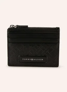 Tommy Hilfiger Etui Na Karty Z Kieszenią Na Monety schwarz - Etui na dokumenty i karty - miniaturka - grafika 1