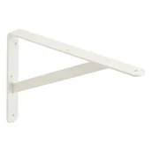 Zawiasy, okucia i inne akcesoria - Wspornik półki 20 x 30 cm biały Dolmen 3276007503098 - miniaturka - grafika 1