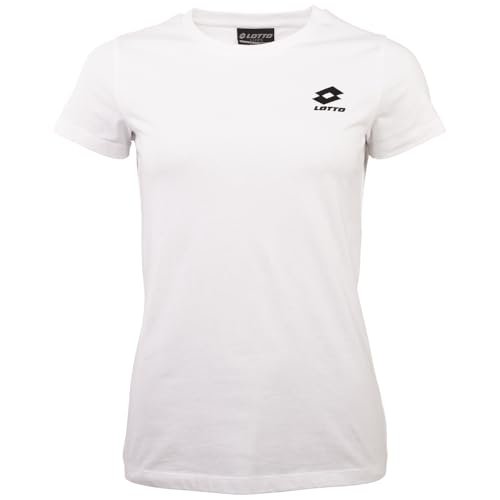 Lotto 1124012 Damska koszulka, Slim Fit Damska koszulka Bright White M