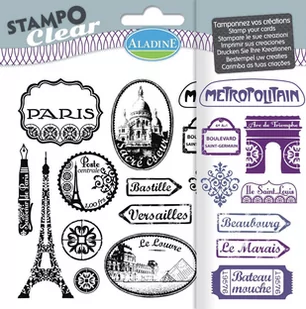 Aladine Stemple silikonowe, paryż - Scrapbooking - miniaturka - grafika 1