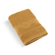 Ręczniki - Bellatex Frotte ręcznik kolekcja Orchidea musztardowy, 50 x 100 cm - miniaturka - grafika 1