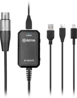 Kamery cyfrowe - akcesoria - Adapter Boya BY-BCA70 / Professional XLR to Lightning Adapter Cable - miniaturka - grafika 1