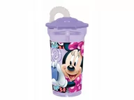 Bidony dla dzieci - Disney Bidon z rurką Minnie style 350ml DI-PP - miniaturka - grafika 1