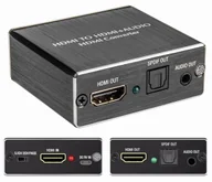 Kable komputerowe i do monitorów - Hdmi Toslink Spdif jack 3,5mm / audio Extractor - miniaturka - grafika 1