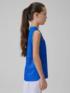 Koszulki dla chłopców - 4F Koszulka meczowa replika wyjazdowa z sezonu 2025/26 dziecięca 4F x VBW Arka Gdynia - niebieska 98/104 - miniaturka - grafika 1