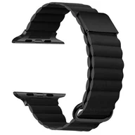 Akcesoria do smartwatchy - Pasek LUNA A00292 do Apple Watch (42/44/45mm) Czarny - miniaturka - grafika 1