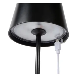Lampa zewnętrzna  Lucide  czarna Ze zintegrowanym ściemnianym źródłem światła LED  - Lampy ogrodowe - miniaturka - grafika 5
